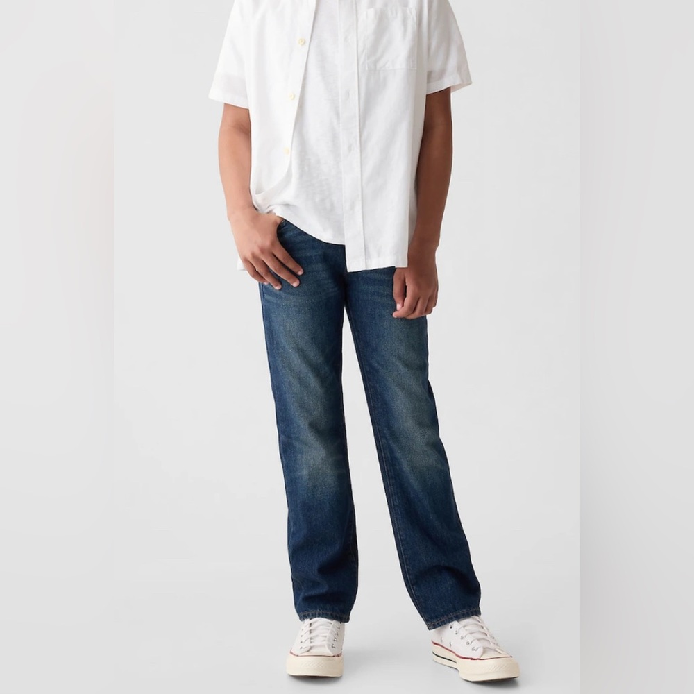 NWT-Gap-Kids Original Fit Jeans with Washwell™-Size 16 Medium wash